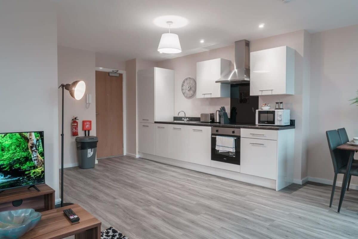 Contemporary 2 Bed Manchester Apartment - Sleeps 4 Exterior foto